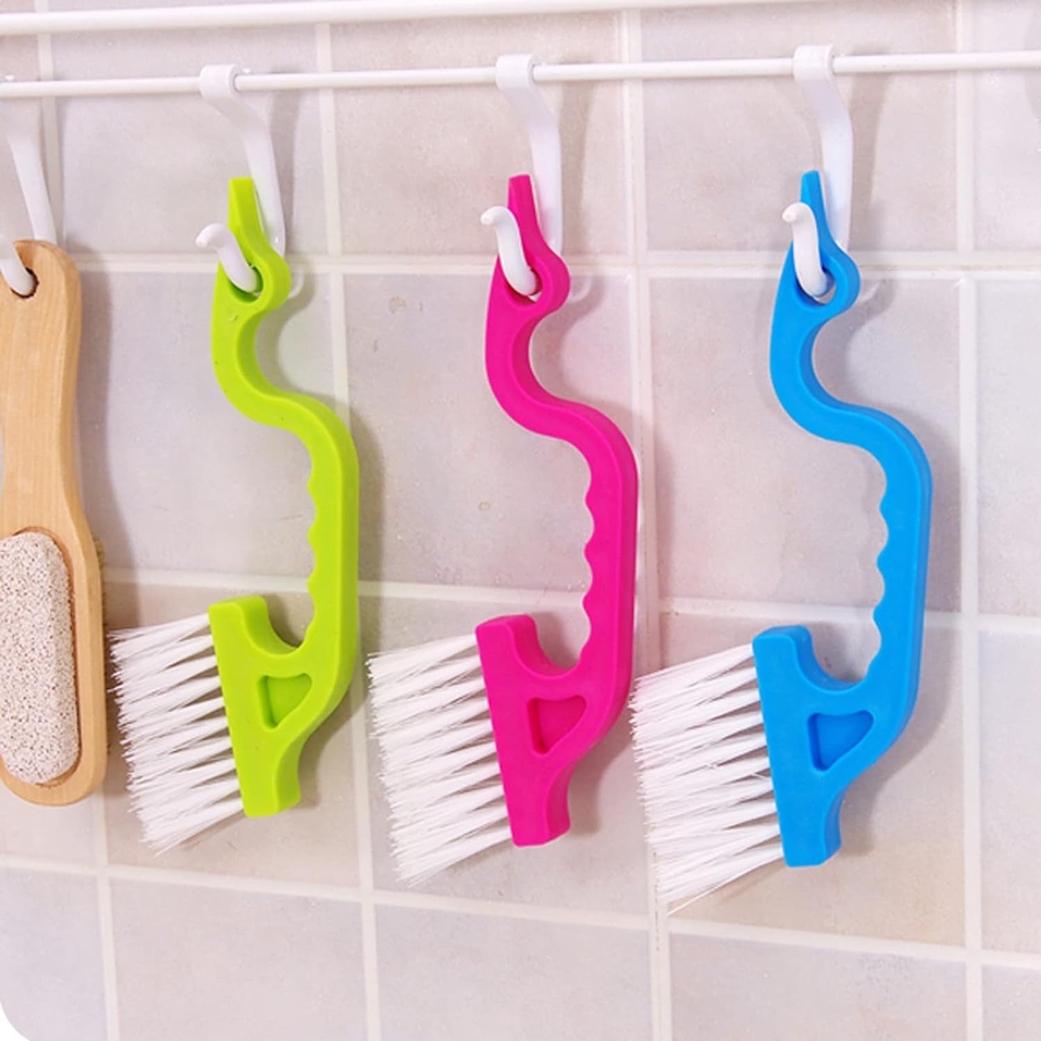 Groove Gap Cleaning Brush Window Cleaning Tools 5 Pack, Scrub Brush Home Kitchen Cleaning Brush Tool for Window Air Conditioning Door Sliding Track Cleaning Brush Kitchen Cleaning Tools Kit