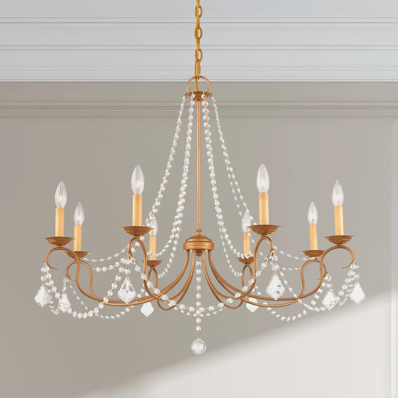Fabio 8 - Light Dimmable Classic / Traditional Chandelier