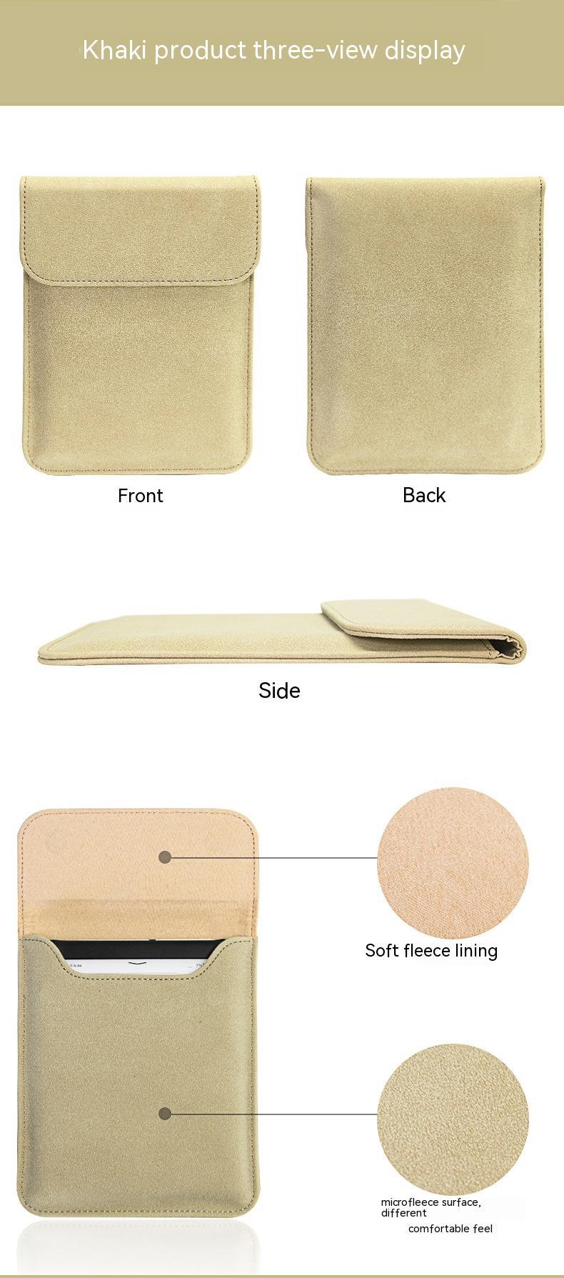 Flat Ebook Holster PU Matte Leather