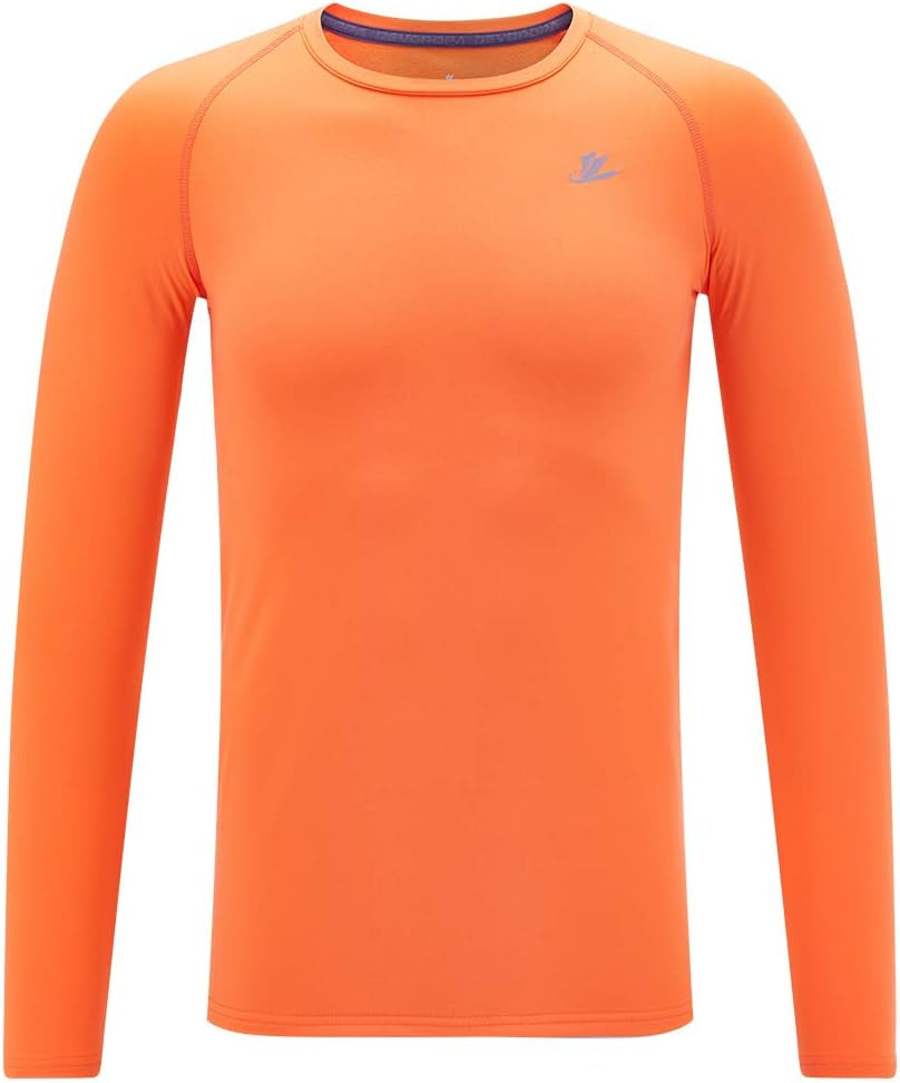 Youth Boys Compression Shirt Long Sleeve Football Baseball Undershirt Quick Dry Sports Baselayer