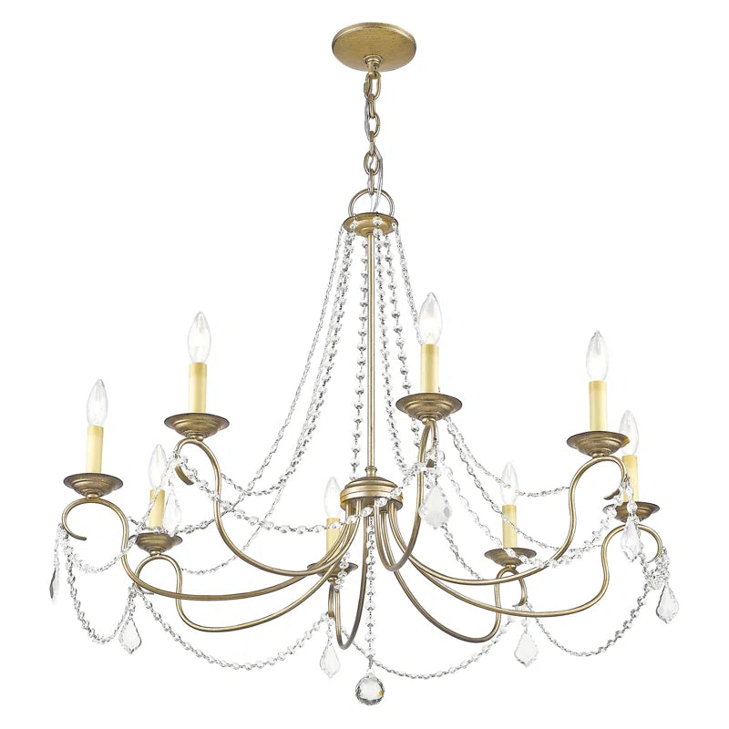 Fabio 8 - Light Dimmable Classic / Traditional Chandelier