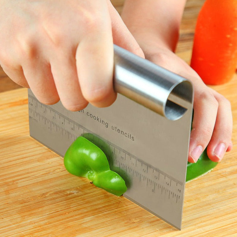 Stainless Steel Pastry Spatulas Cutter With Scale Pizza Dough Scraper Fondant Cake Decoration Tools Baking Kitchen Accessories Dough Cake Stainless Steel Pizza Flour Tool Cutter Chopper Scraper