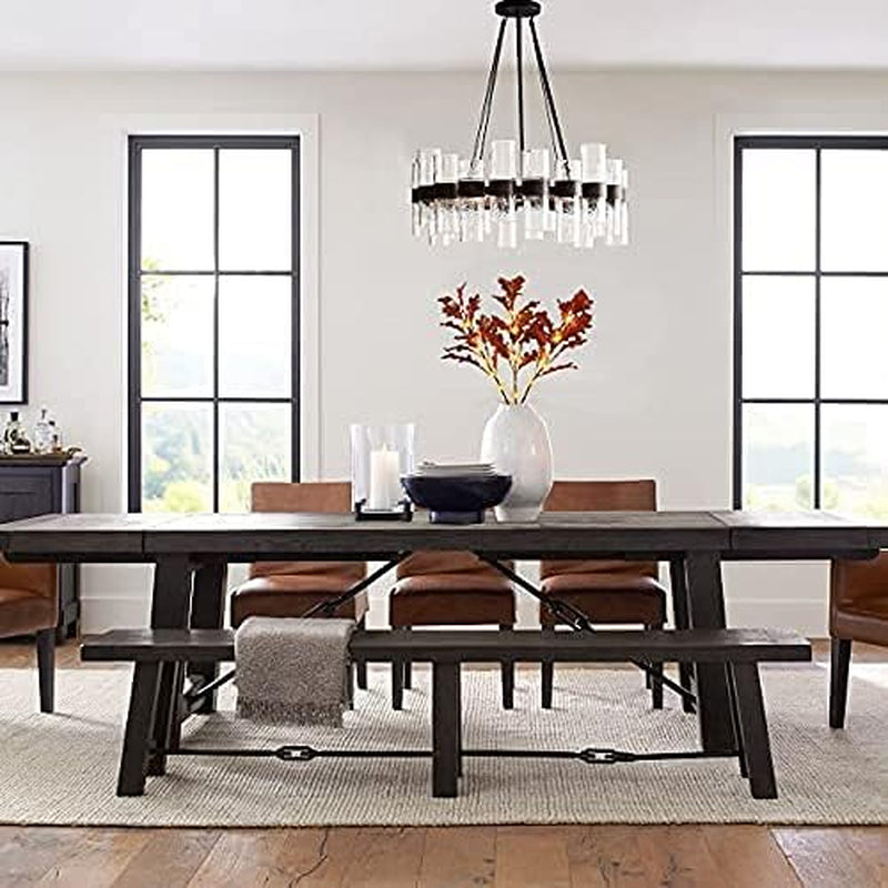 Lighted Red Oak Branches with Timer Battery Operated 25IN 24L LED, Tree Branch Lights for Fall Thanksgiving Halloween Christmas Decoration Indoor Outdoor