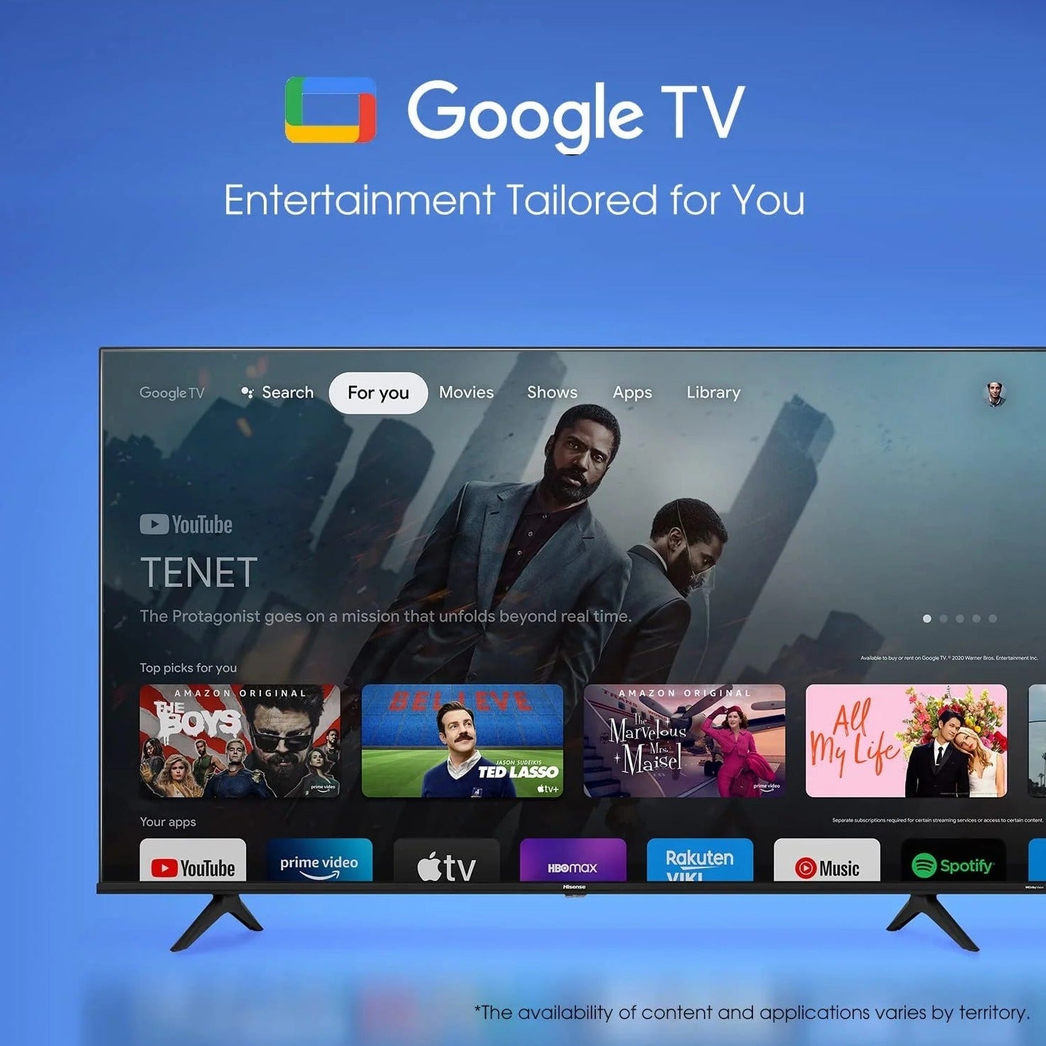 43-Inch Class A6 Series Dolby Vision HDR 4K UHD Google Smart TV (43A6H)