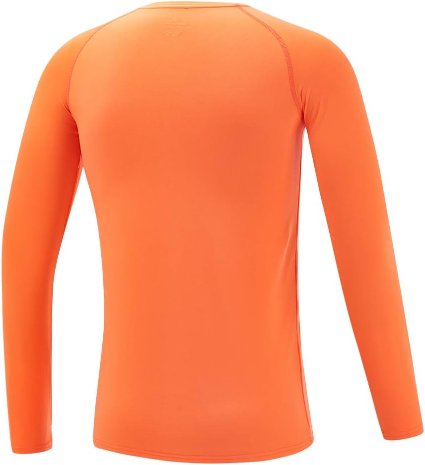 Youth Boys Compression Shirt Long Sleeve Football Baseball Undershirt Quick Dry Sports Baselayer