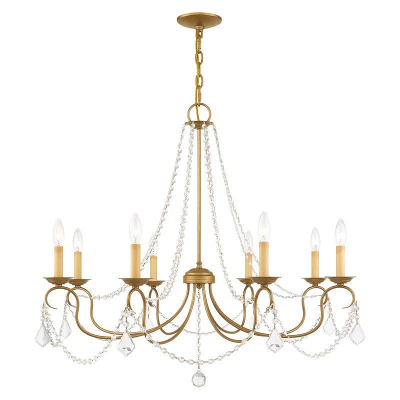 Fabio 8 - Light Dimmable Classic / Traditional Chandelier