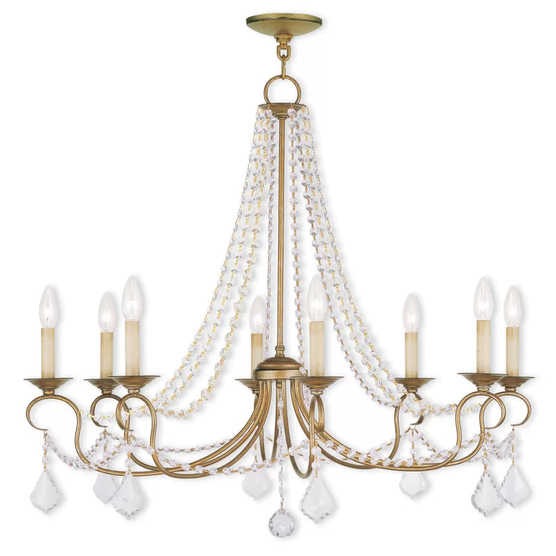 Fabio 8 - Light Dimmable Classic / Traditional Chandelier