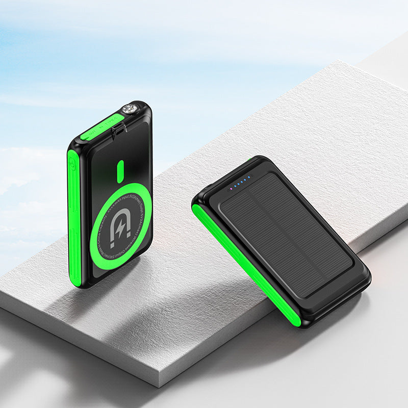 5000 MA Magnetic Solar Charging Unit