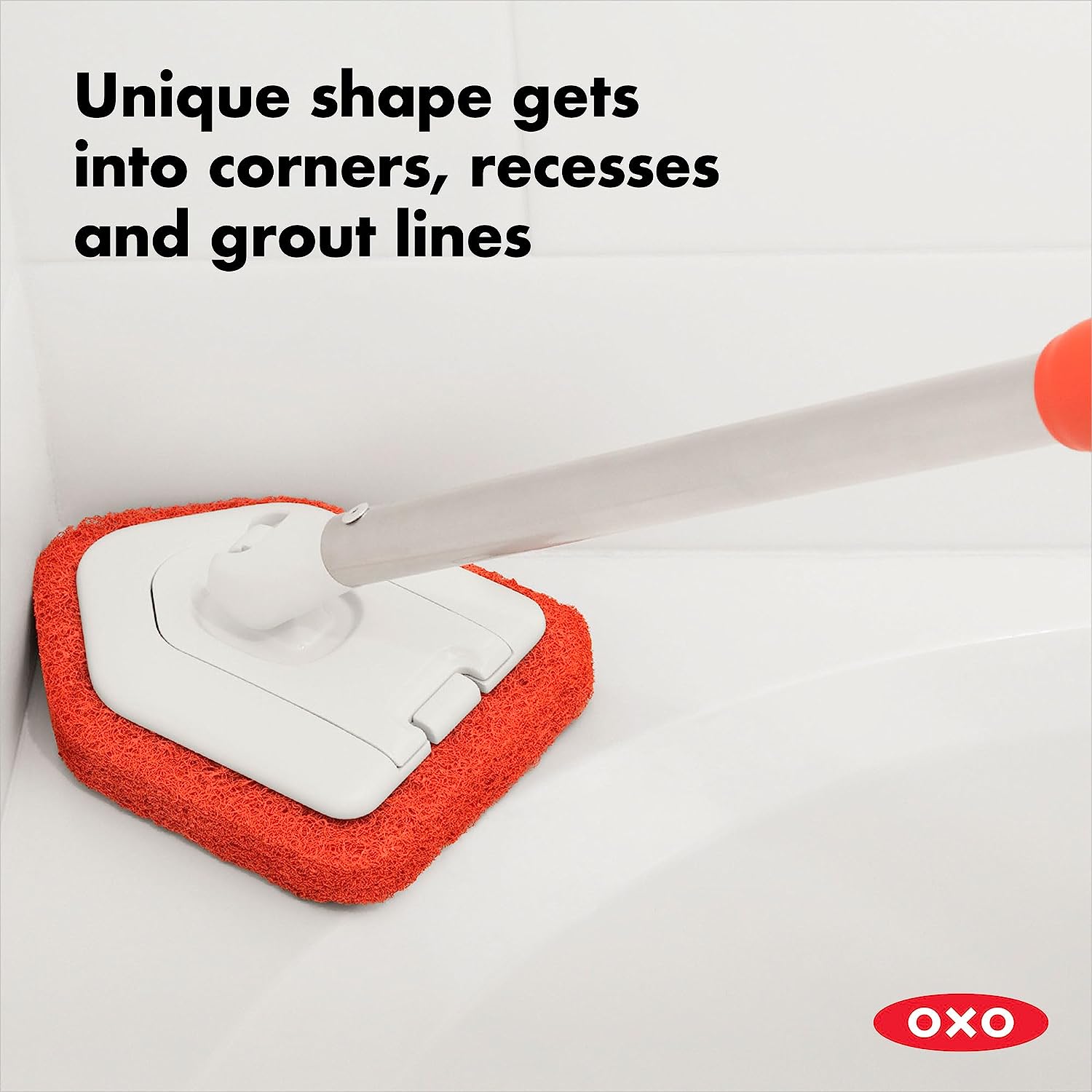 Good Grips Extendable Shower, Tub and Tile Scrubber - 42 Inches
