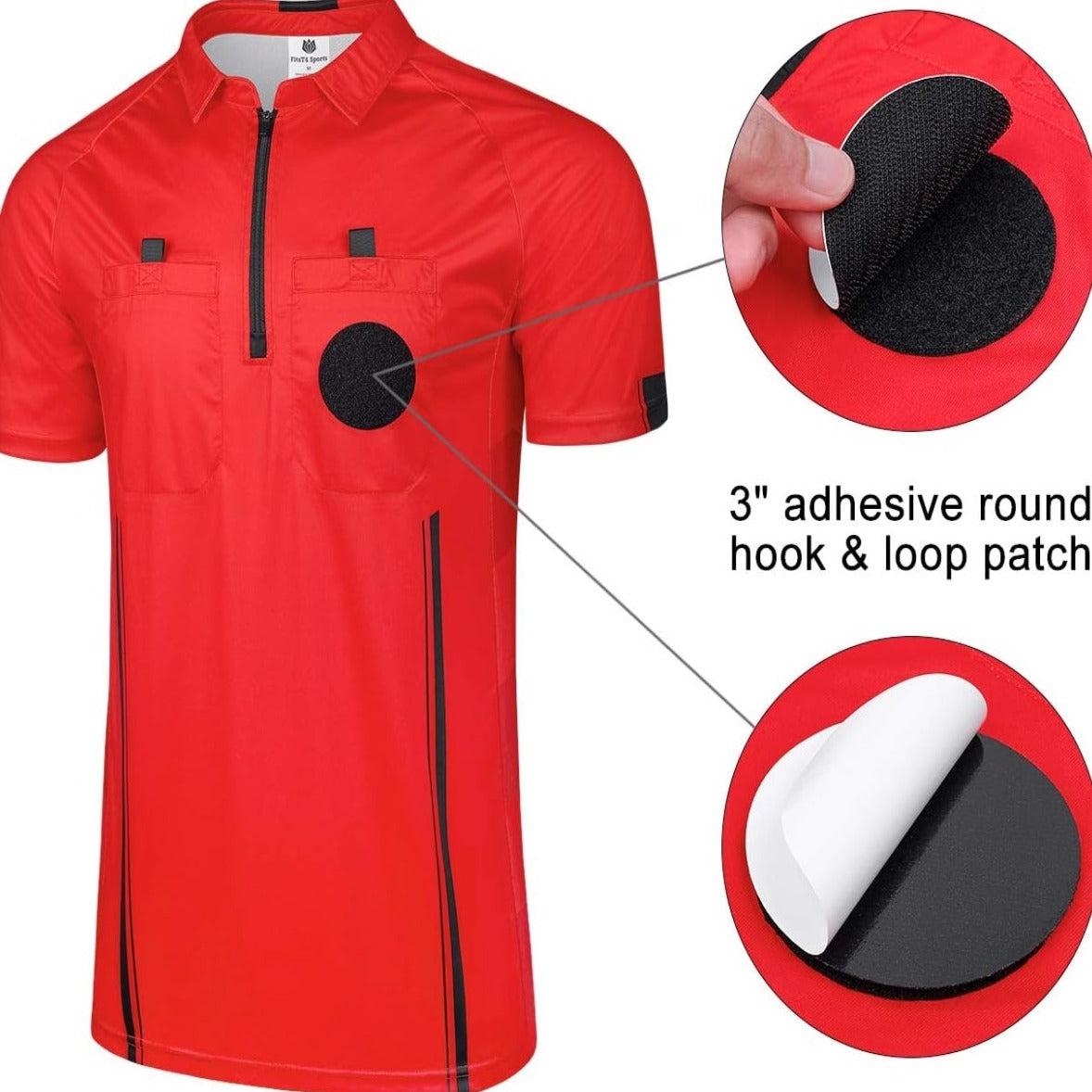 Pro Soccer Referee Jersey Short Sleeve Ref Shirts