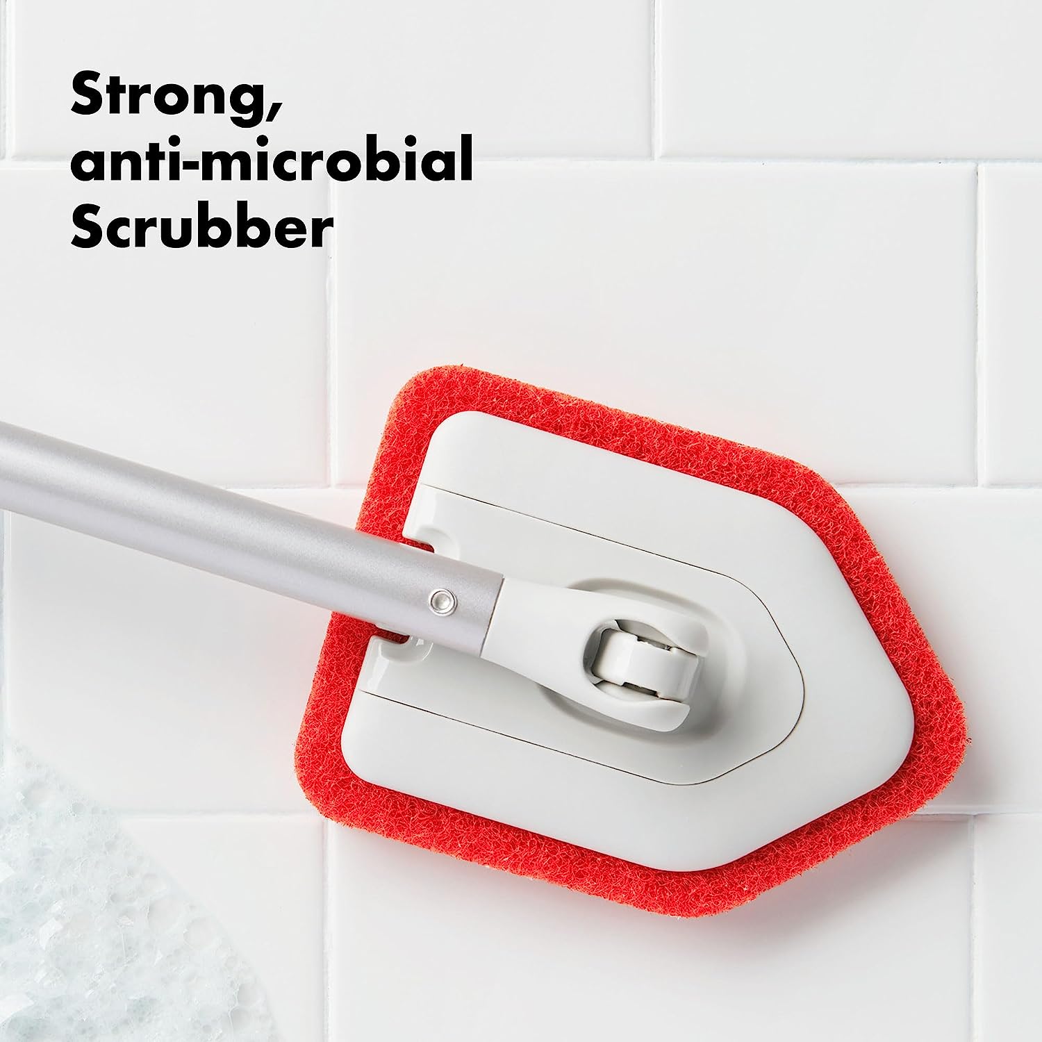 Good Grips Extendable Shower, Tub and Tile Scrubber - 42 Inches