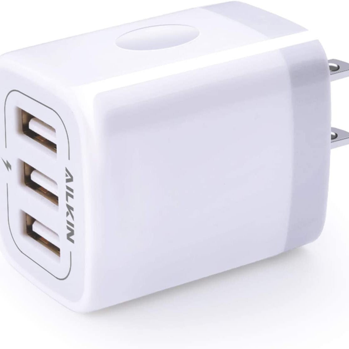 USB Charger Cube, Wall Charger Plug, 3.1A 3-Muti Port USB Adapter Power Plug Charging Station Box Base for Iphone 15 14 13 12 Pro Max Mini SE 11 Pro Max/X/8/7, Samsung Phones USB Charging Block