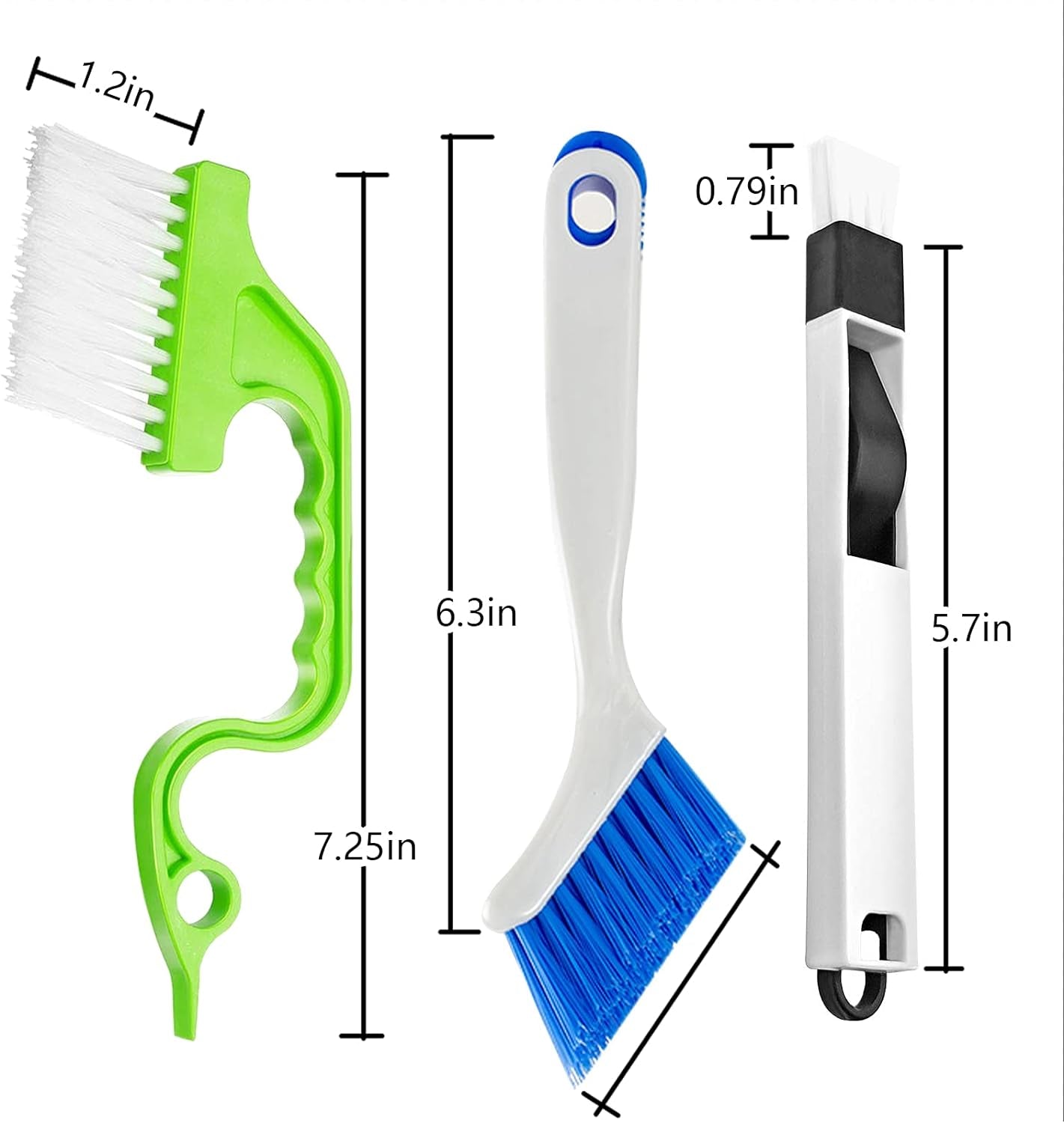 Groove Gap Cleaning Brush Window Cleaning Tools 5 Pack, Scrub Brush Home Kitchen Cleaning Brush Tool for Window Air Conditioning Door Sliding Track Cleaning Brush Kitchen Cleaning Tools Kit