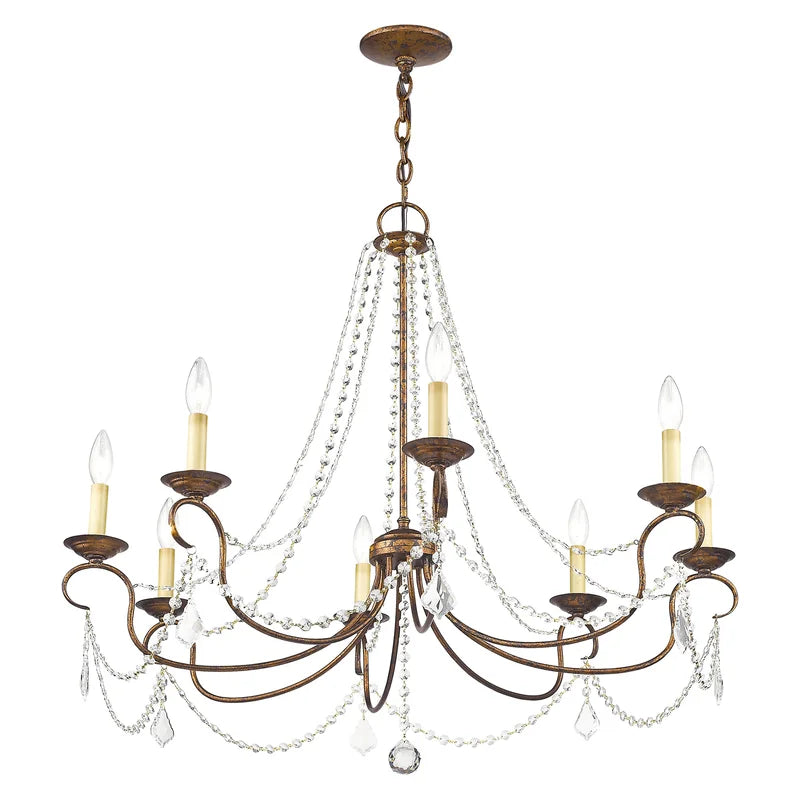 Fabio 8 - Light Dimmable Classic / Traditional Chandelier