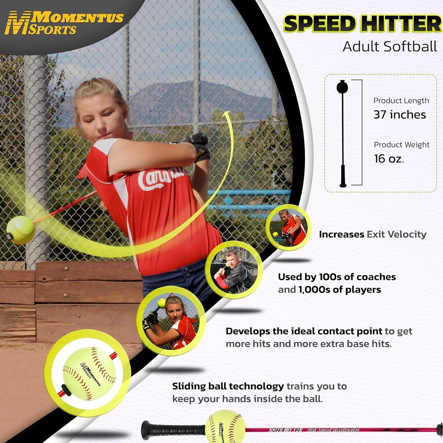 Speed Hitter Softball - Youth & Adult