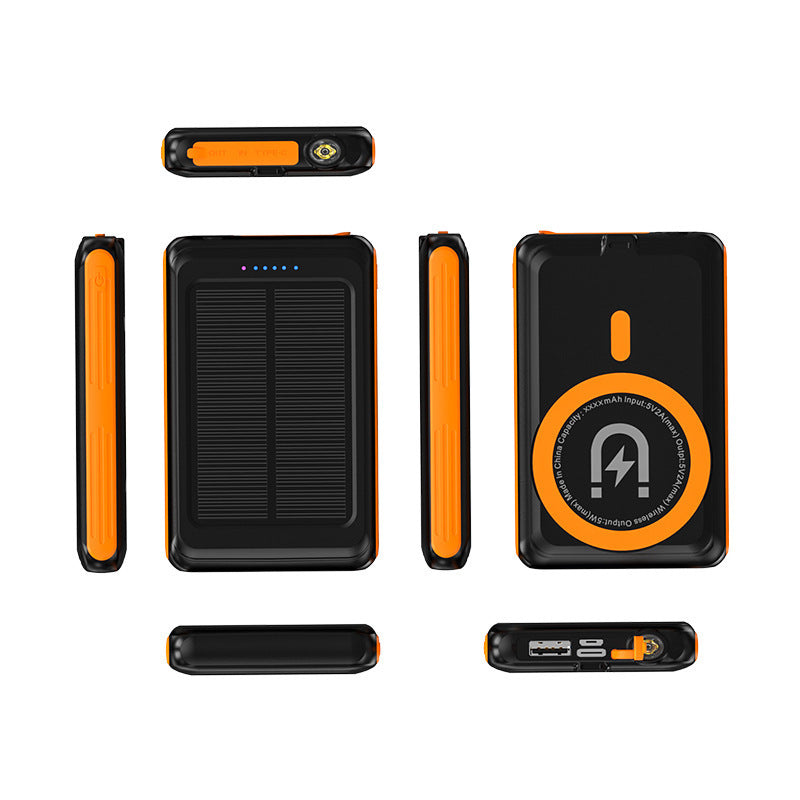 5000 MA Magnetic Solar Charging Unit