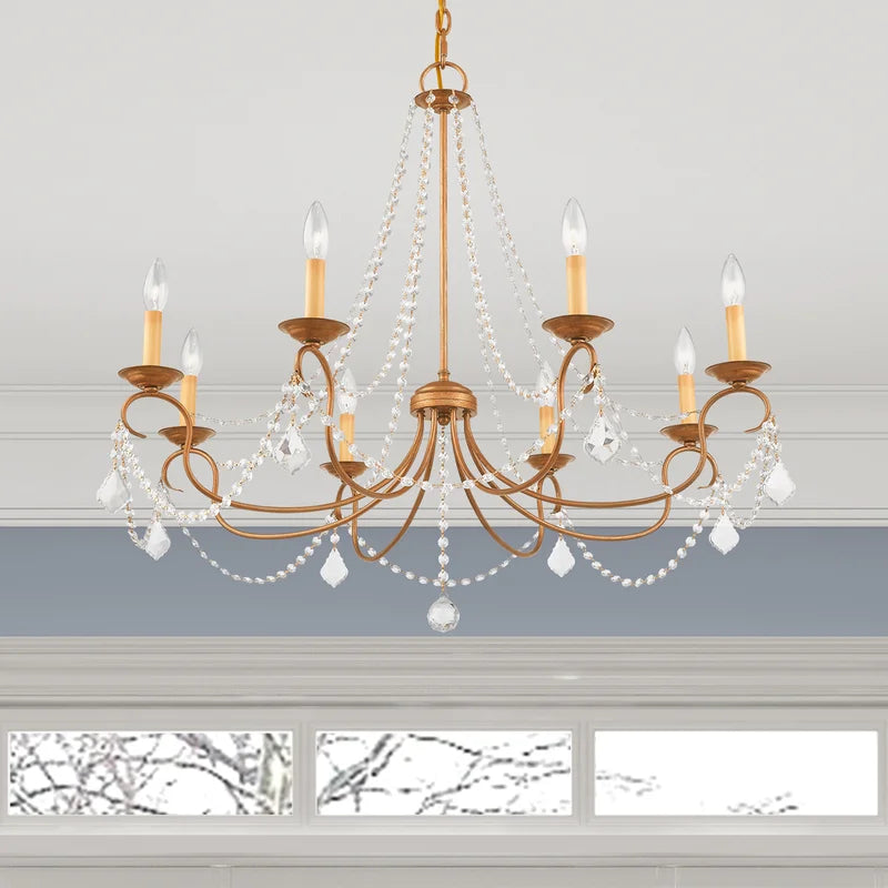 Fabio 8 - Light Dimmable Classic / Traditional Chandelier