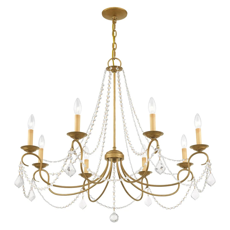 Fabio 8 - Light Dimmable Classic / Traditional Chandelier