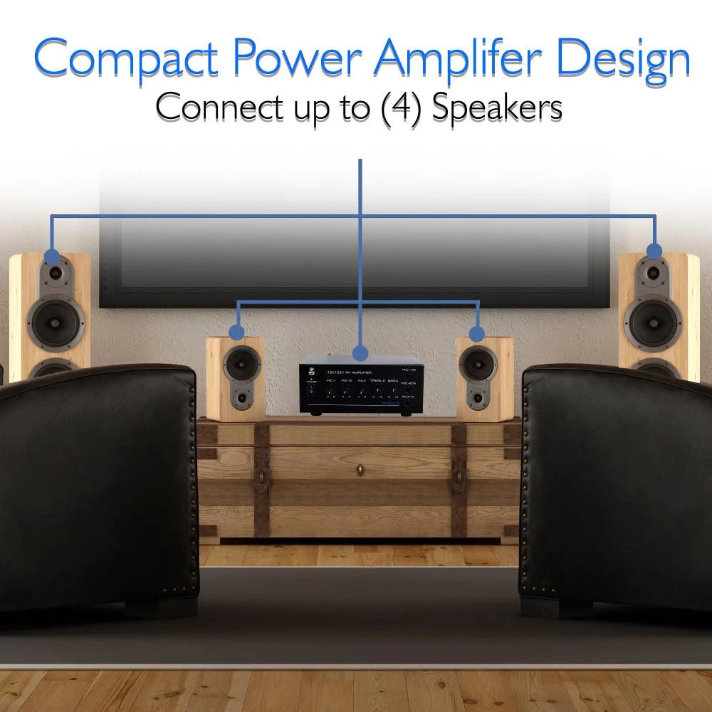 PCM20A Smart Home Audio Power 40 W Mini Amplifier Receiver Sound System
