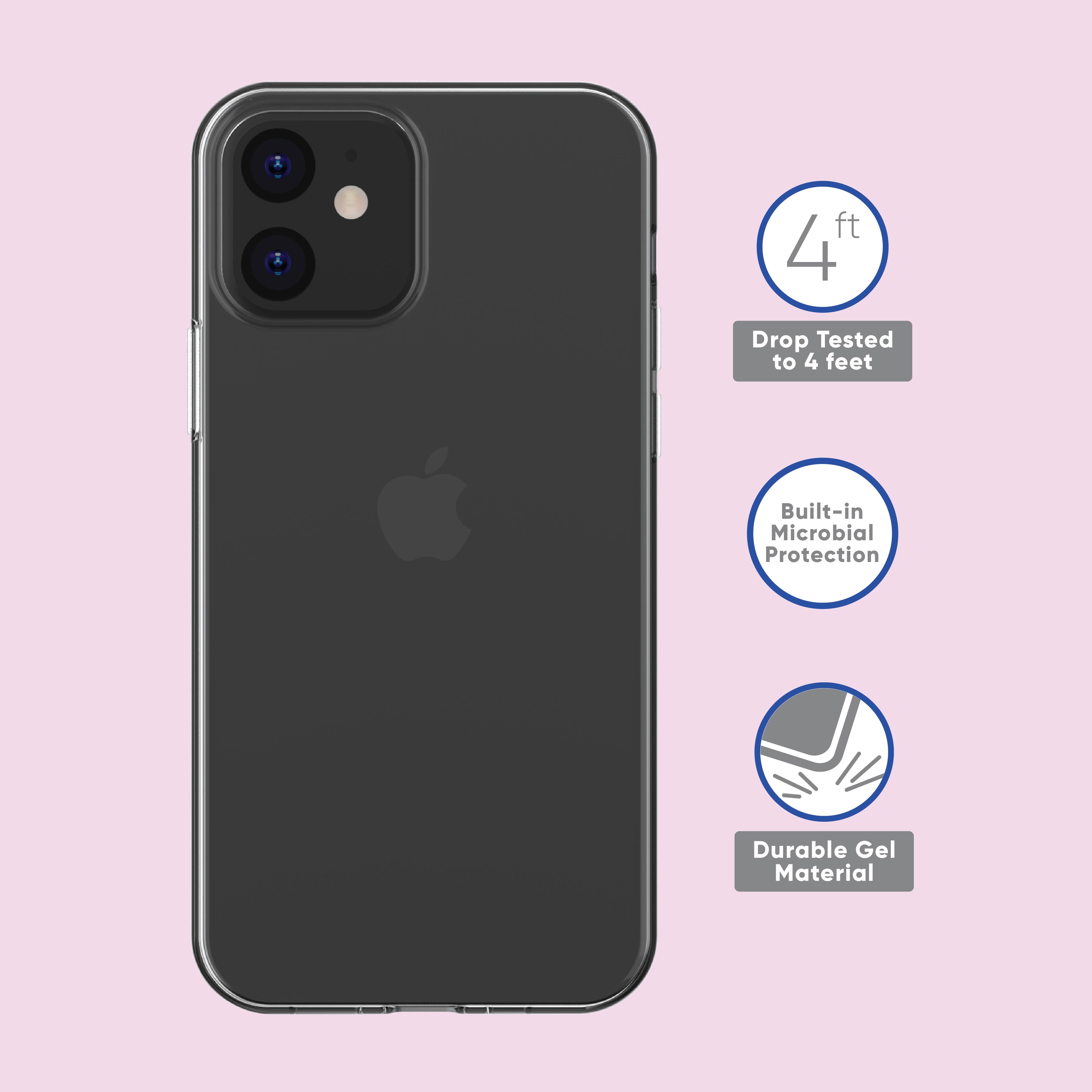 Gel Phone Case for Iphone 12 / Iphone 12 Pro - Clear