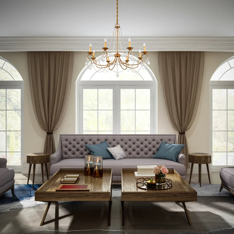 Fabio 8 - Light Dimmable Classic / Traditional Chandelier