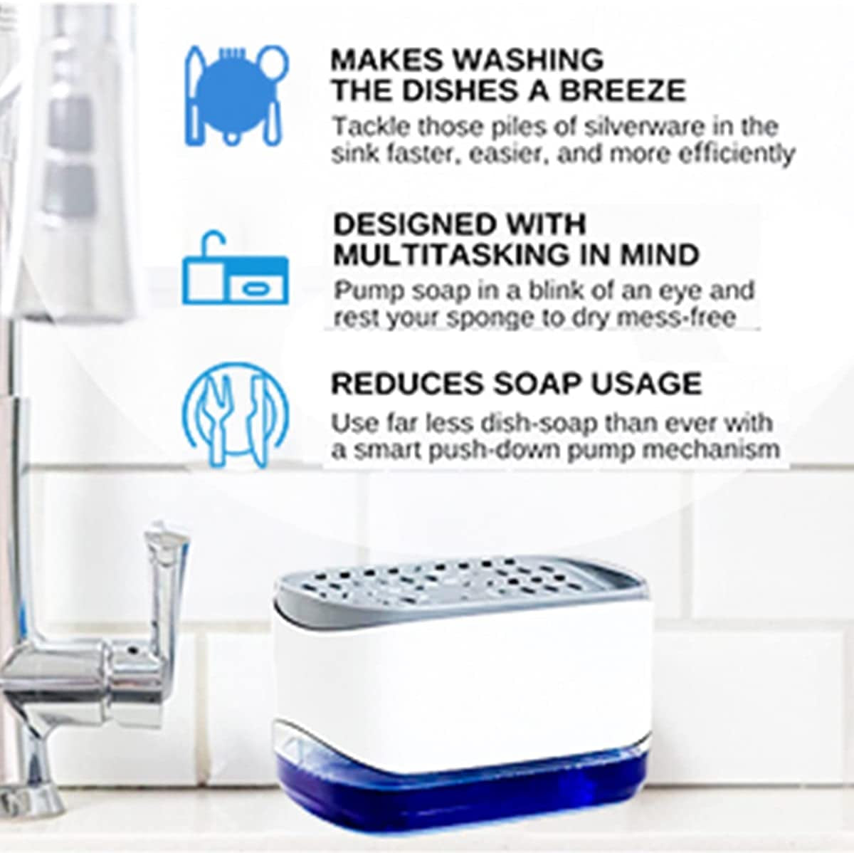 "Kitchen Sink Soap Pump Dispenser"
