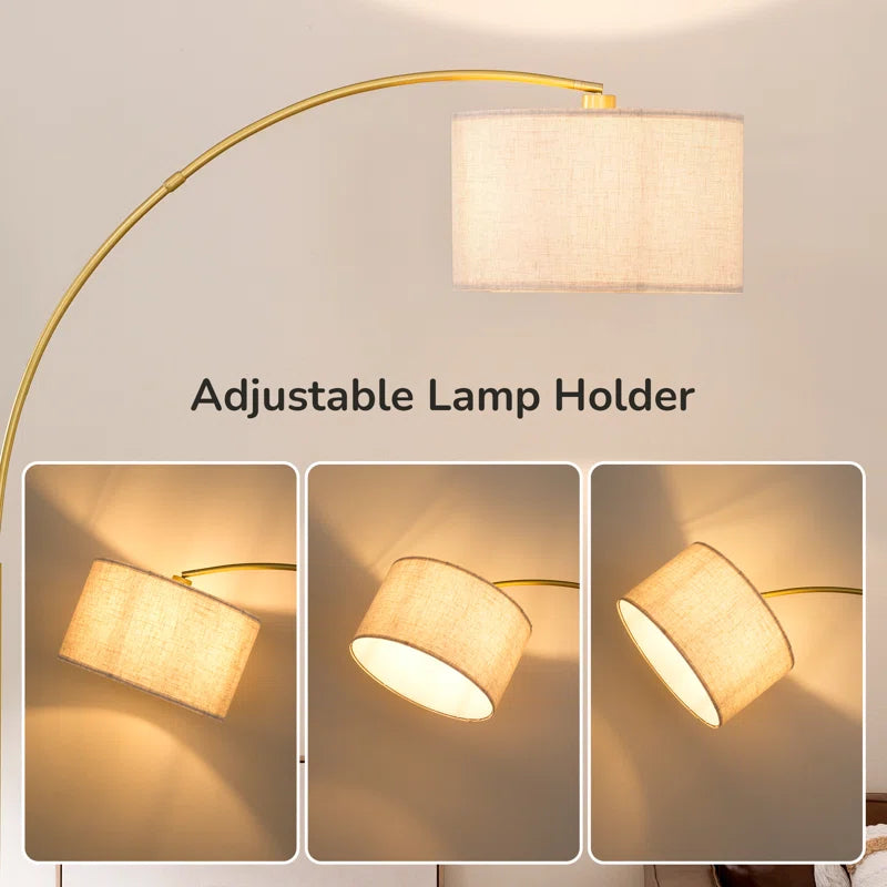 Salcedo 78.4" Arched Floor Lamp