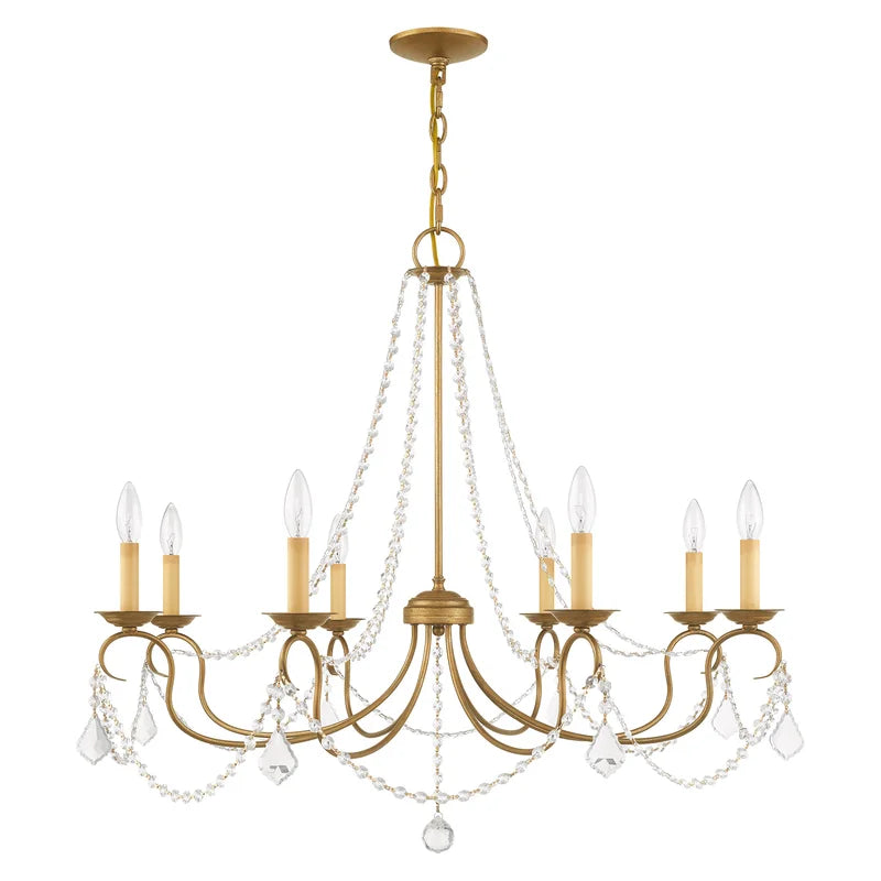Fabio 8 - Light Dimmable Classic / Traditional Chandelier