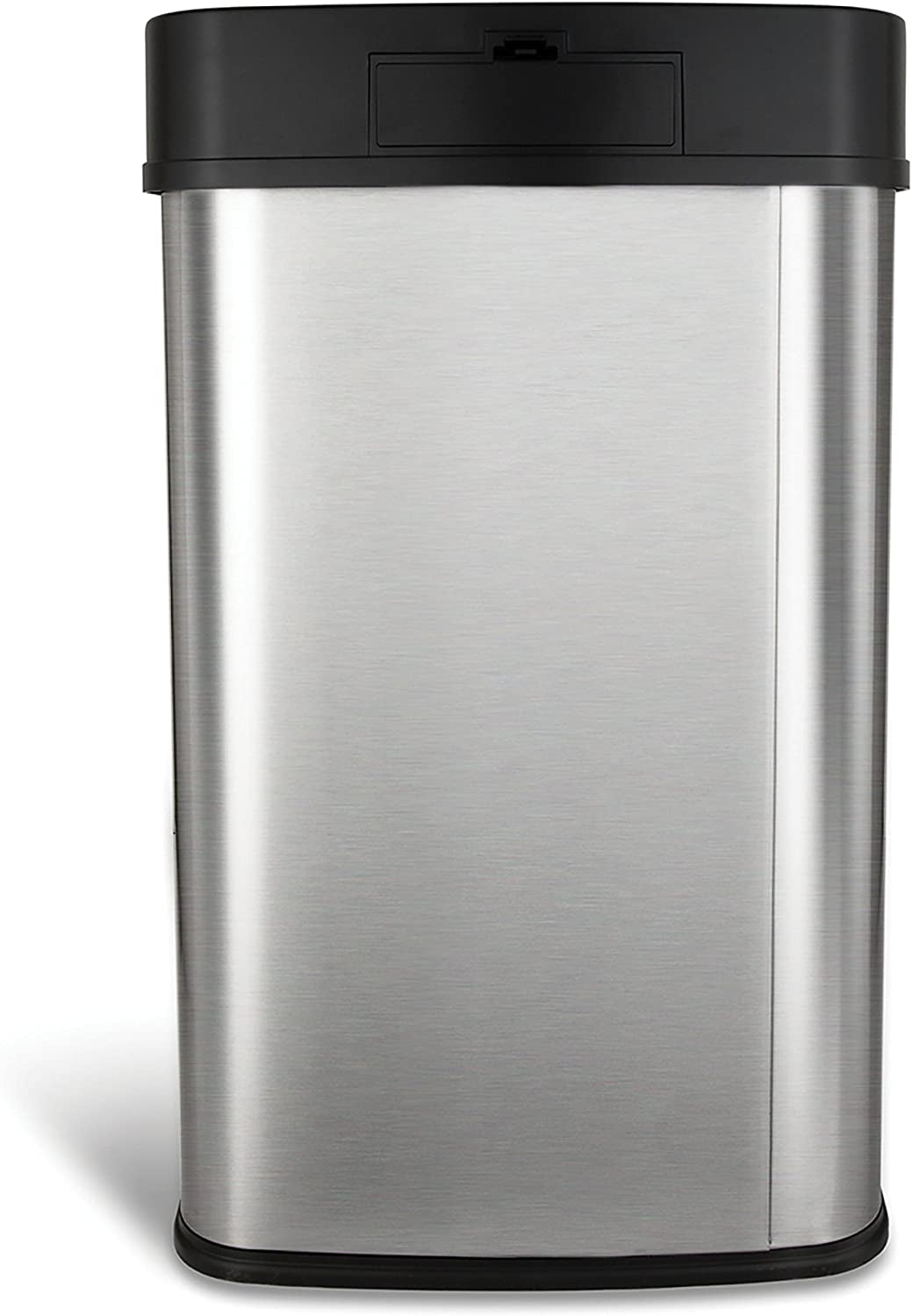 DZT-50-28 Automatic Touchless Motion Sensor Rectangular Trash Can, 13 Gal, Black Trim