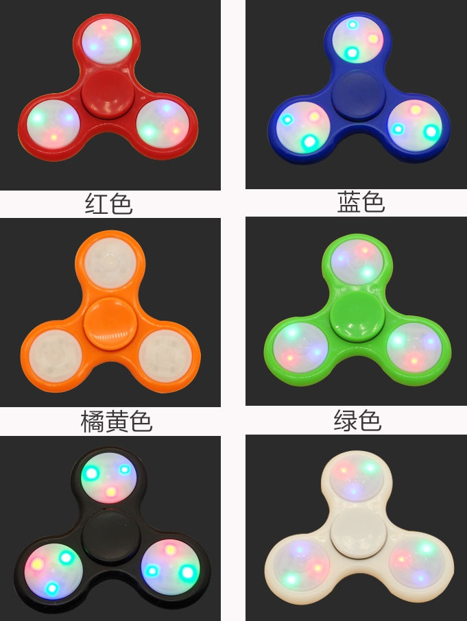 Fidget Spinner Led Lights  Batteries Included