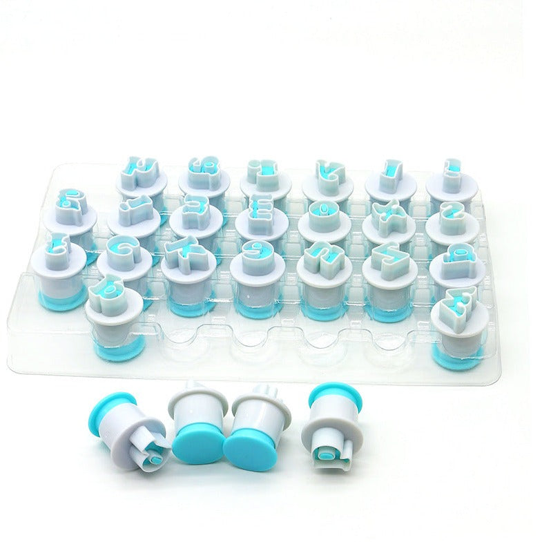 English Alphabet Spring Biscuit Mould Baking Mould