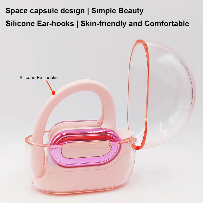 Earphones Bluetooth Wireless Headphone Hifi Sound Quality Stereo Universal Headset High Quality Earpieces Anti-Sweat New Fashion