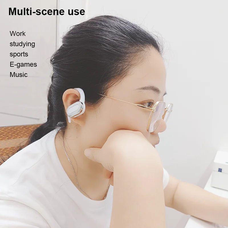 Earphones Bluetooth Wireless Headphone Hifi Sound Quality Stereo Universal Headset High Quality Earpieces Anti-Sweat New Fashion