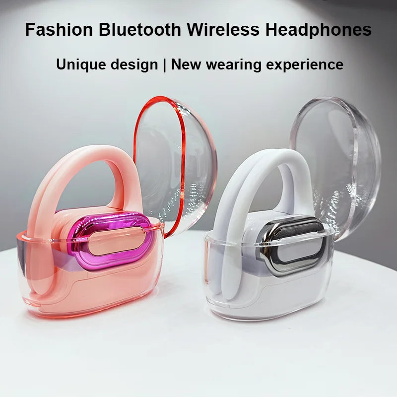 Earphones Bluetooth Wireless Headphone Hifi Sound Quality Stereo Universal Headset High Quality Earpieces Anti-Sweat New Fashion