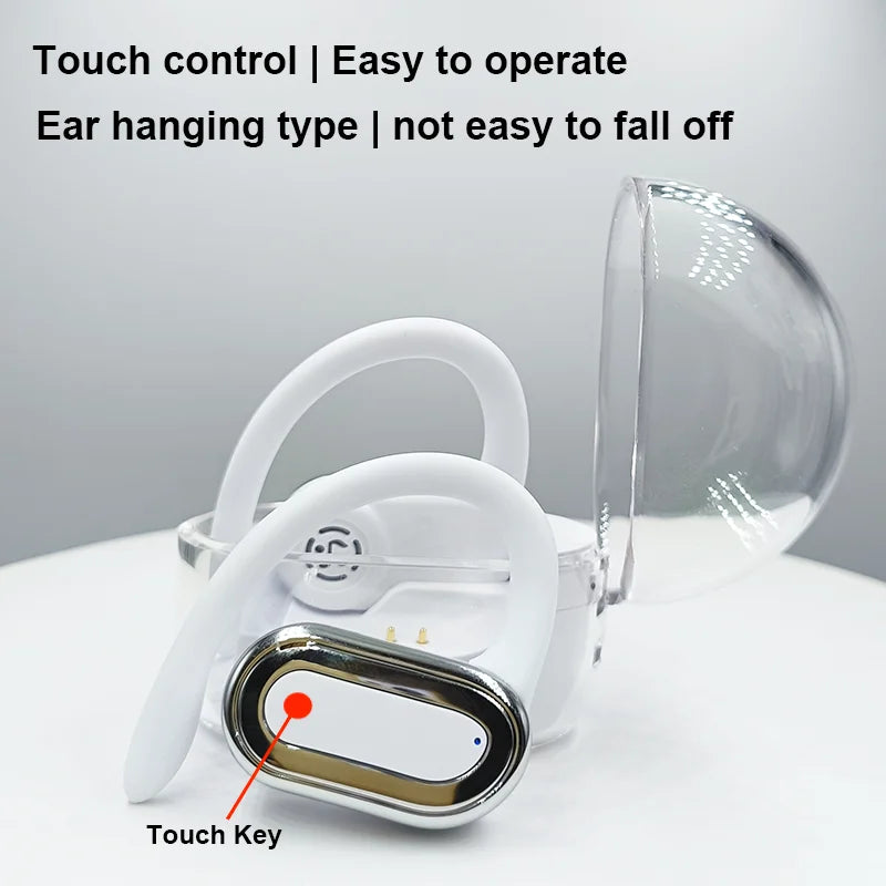 Earphones Bluetooth Wireless Headphone Hifi Sound Quality Stereo Universal Headset High Quality Earpieces Anti-Sweat New Fashion