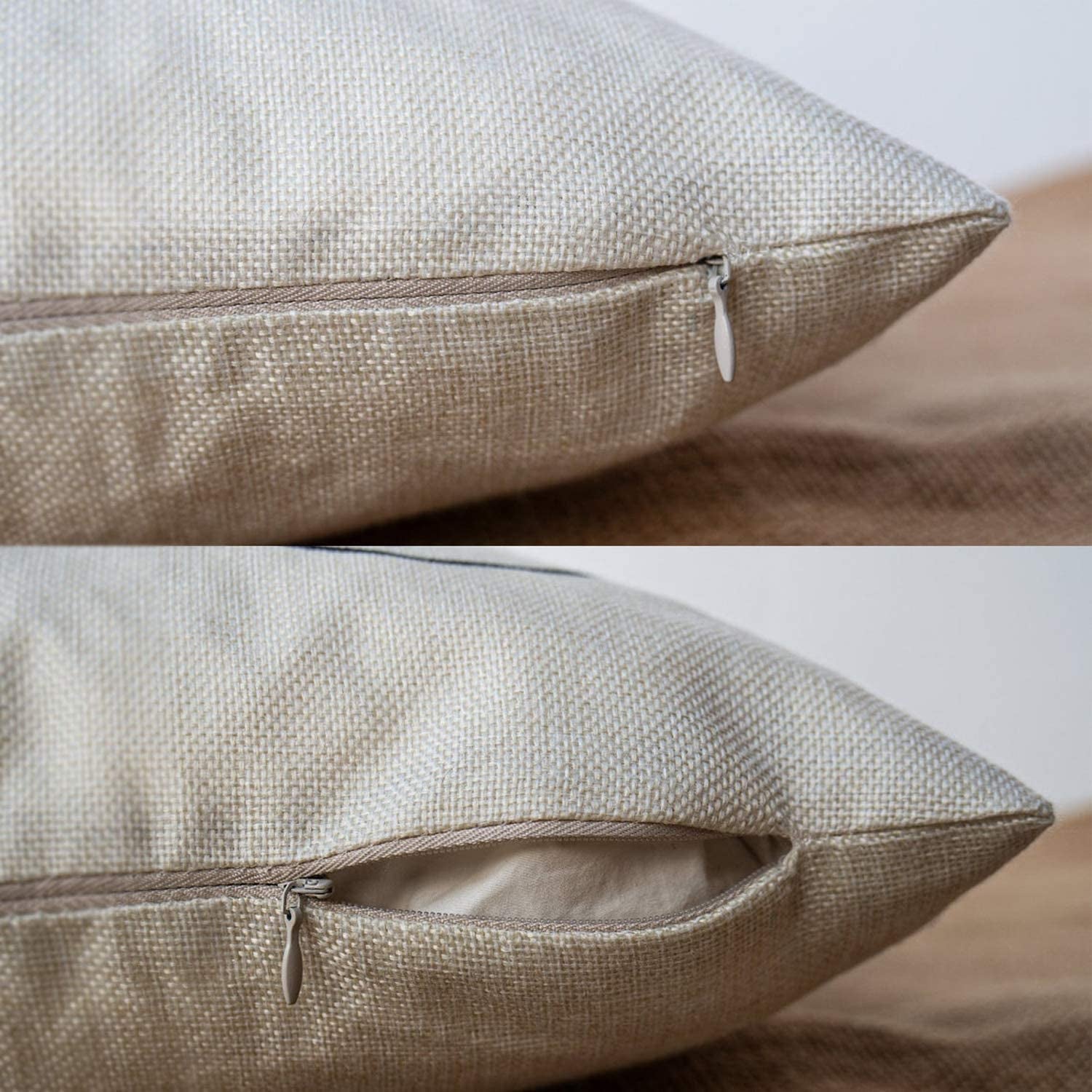 Gamer Game Controller Set of 4 Linen Square Throw Pillow Video Games Case Cushion Cover for Playroom Office Bed Sofa Decor 18